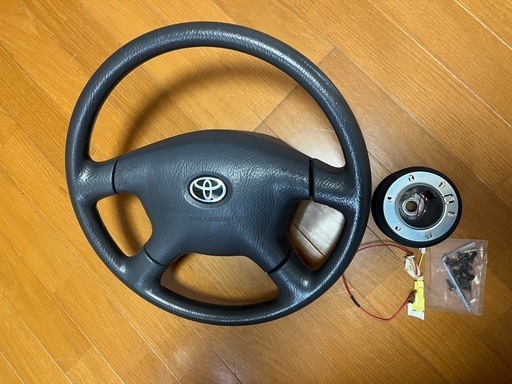 トヨタ　ハイエース　純正　ステアリング　カーステレオ　セット