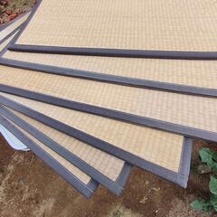  い草 ユニット システム畳 置き畳 6枚ありますの画像