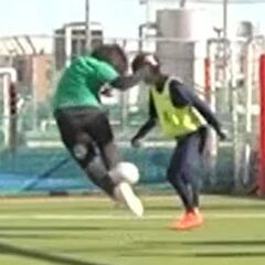 ジンガ+ダブルタッチ+股抜き技術で遊ぼ♪　5/3