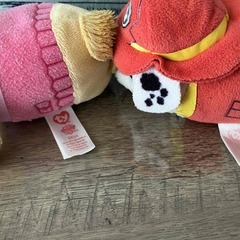 【中古】パウパトロール TEENy Tys マーシャル スカイ【pawpatrol ティーニータイズ 手のひらサイズ 俵型ぬいぐるみ】の画像