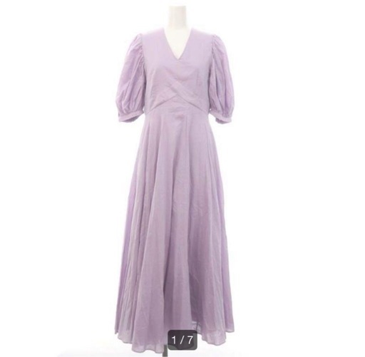 マリハ MARIHA ラストダンスのドレス ワンピース 36 ラベンダー