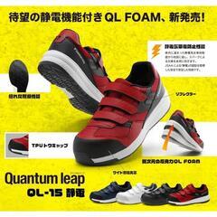 ミドリ安全　制電耐滑安全靴　24.5の画像