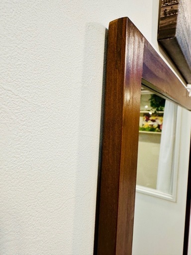 全身姿見/大型鏡/木製スタンドミラー 90cm x 180cm