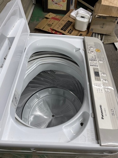 洗濯機 パナソニック 5.0kg 2019年製造 全自動洗濯機 縦型 槽カビ予防