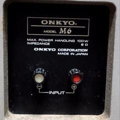 ONKYO　M6　スピーカーの画像