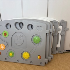 KATOJI ベビーサークル2ドアコロコロランド① 