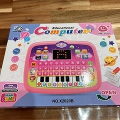 知育おもちゃ パソコン型 Educational Computer ピンクの画像