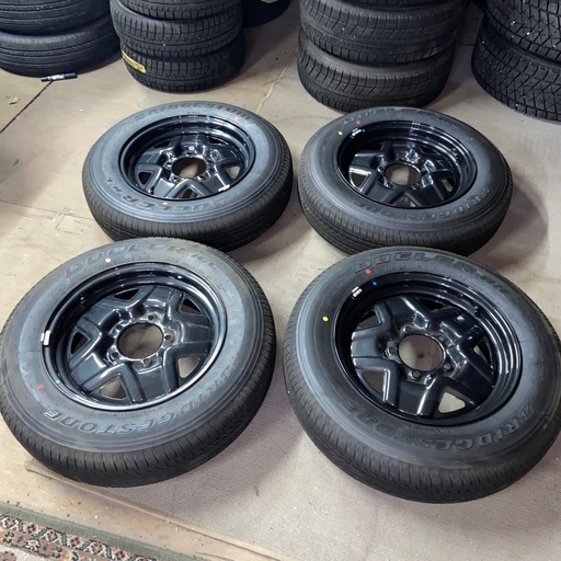 175\80R16 ジムニーホイールタイヤセット新品