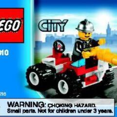 凸LEGO凸【新品未開封】廃盤 レゴ30010 消防士と車