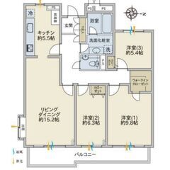 💞中野富士見町駅徒歩6分の好立地💞100㎡超の広々３LDK…