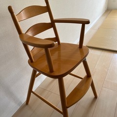 木製キッズチェア　ベビーチェア　子供用椅子