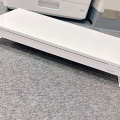 【中古】机上台　引き出し付き　白