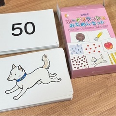 しちだカードフラッシュおためしセット　七田　フラッシュカード　