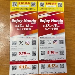Enjoy Honda2025 入場券2日分