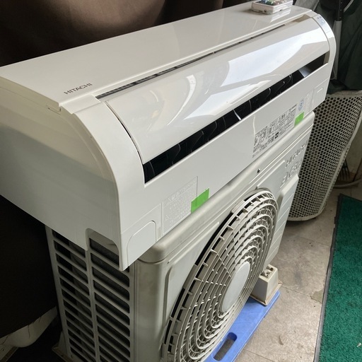 保証付、取付込、日立2020年2.2KW