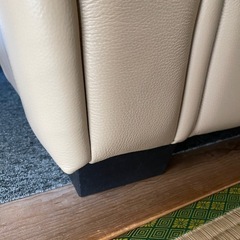 本皮ソファー(3人掛け)の画像