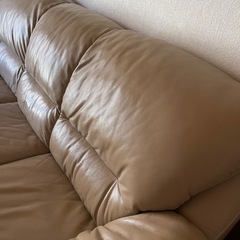 本皮ソファー(3人掛け)の画像