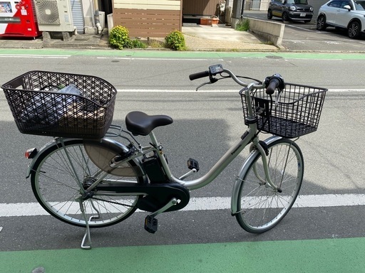 パナソニック電動自転車後ろカゴ付き