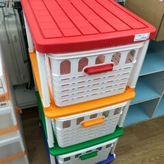 ★ジモティ割あり★  キッズ収納棚 ホワイト H103×W44×...