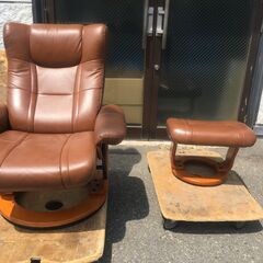 JM19796S)★お値下げ★リクライニングチェア&オットマン ...