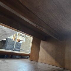リサイクルショップどりーむ天保山店　No1985　ローテーブル　座卓　天然木の画像