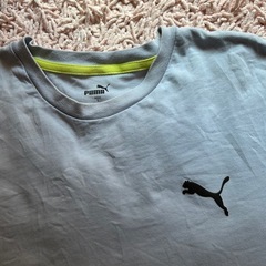 Tシャツ 長袖　プーマ　PUMA Lサイズ　 袖の異素材使いがお洒落の画像