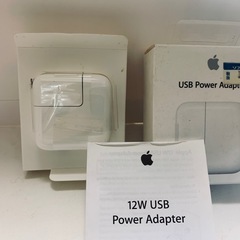 純正Apple 12W USB電源アダプタ 2個セット 純正 未使用