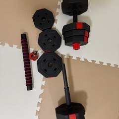 ダンベルとベンチ