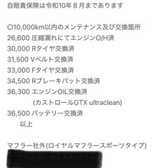 PGOGマックス200自賠責１０年まで付きの画像