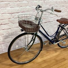  【大人用】整備済中古自転車 ブリヂストン 27型カジュナDXチェーン 青色 <自転車のオオムラ 静岡店>の画像