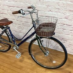  【大人用】整備済中古自転車 ブリヂストン 27型カジュナDXチェーン 青色 <自転車のオオムラ 静岡店>の画像