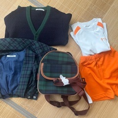 草津保育園　制服　女の子　体操服　バッグ