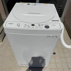 SHARP 洗濯機 5.5キロ 2024年6月購入 ES-GE5H