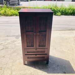 【❗️✨ヴィンテージ家具✨❗️】通気格子扉 🌟木製キャビネット ...