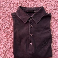 ポロシャツ　半袖　シュリセル　Lサイズ相当　 破れあり