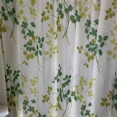 【無料】カーテン二枚135cm ボタニカル