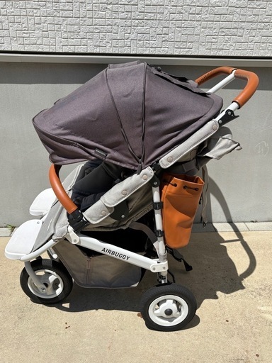 美品】AIRBUGGY coco double color:stone 価格要相談