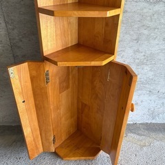 木製トイレコーナー収納の画像