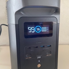 エコフロー　デルタ2  ポータブル電源　発電機　バッテリー　キャンプ　キッチンカードの画像