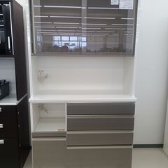 ★ジモティ割あり★  レンジボード グレージュ H205×D48...