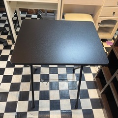 【リサイクルサービス八光】幅50㎝　ヤマゼン  RYST5040H-ABR/BK4 [折りたたみ式ミニテーブル ハイタイプセット]　の画像