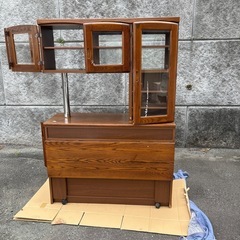 キッチン収納カウンターテーブル
