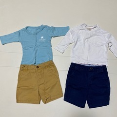 まとめ売り　服4枚とズボン2枚セット　サイズ70の画像