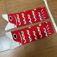 子どもの日　鯉のぼり　初節句　ベビー　レッグウォーマー　赤ちゃん　　　　の画像