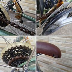 中古自転車 3×8段変速 520MM ルイガノ クロスバイク軽整備済み 防犯登録対応 町田市 相模原市 MM716の画像