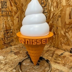 C(7216) 日世コーン ソフトクリーム 卓上用 電飾看板 ラ...