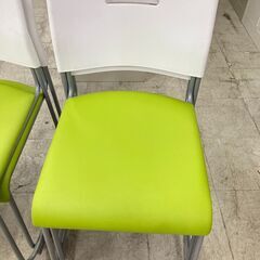 中古　極美品　オフィスコム　アグレアチェア　ミーティングチェア 　会議いす　会議椅子　スタッキングチェア　オフィスチェア　4脚セット販売品　愛知　一宮市　江南市　稲沢市　名古屋　岐阜　各務ヶ原　岐南町　羽島　三重　グッドプライス一宮の画像