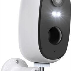 【未使用】電池式防犯カメラ 人感センサー スマホ対応