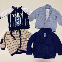 まとめ売り　アウター3枚と服1枚　サイズ60-70