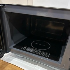 美品！電子レンジ e angle製 黒の画像